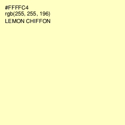 #FFFFC4 - Lemon Chiffon Color Image
